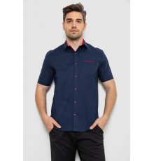 Сорочка чоловіча, колір темно-синій, 214R7112