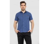 Чоловіча сорочка з принтом, колір синій, 186R7015