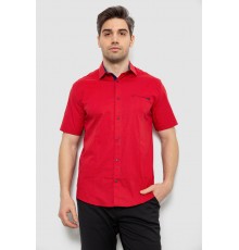 Мужская рубашка с принтом, цвет красный, 186R7124