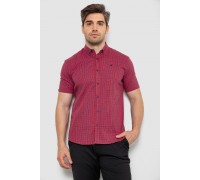 Рубашка мужская стрейчевая, цвет красный, 214R2445-5