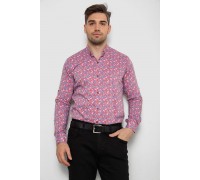 Рубашка мужская c длинным рукавом, цвет пудровый, 214R2699-1