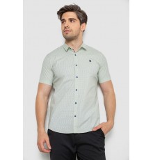 Сорочка чоловіча однотонна, колір оливковий, 214R6917-13