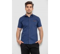 Сорочка чоловіча  класична, колір синій, 214R7010