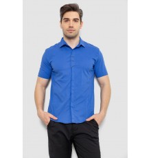 Сорочка чоловіча з принтом, колір блакитний, 214R7014