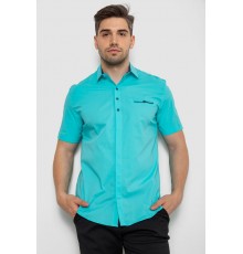 Рубашка мужская ., цвет бирюзовый, 214R7114-2
