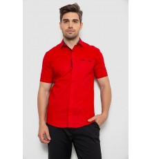 Рубашка мужская классическая, цвет красный, 214R7116