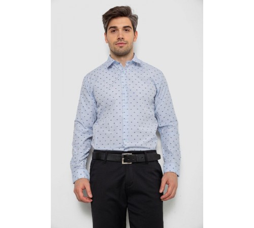 Рубашка мужская, цвет голубой, 214R824