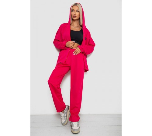 Спортивный костюм женский, цвет малиновый, 238R114-3