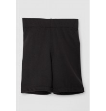 Шорти дитячі мікродайвінг на флісі, колір чорний, 102R413