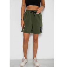 Шорти жіночі з принтом, колір хакі, 238R131