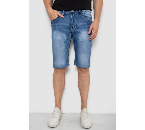 Шорти чоловічі джинсові, колір синій, 244RK7115