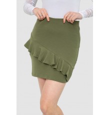 Спідниця, колір хакі, 244R102-1