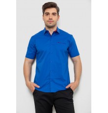 Рубашка мужская, цвет электрик, 214R7325