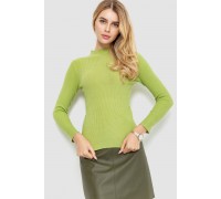 Водолазка жіноча однотонна, колір оливковий, 204R019