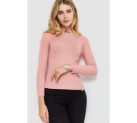 Водолазка женская трикотажная, цвет светло-розовый, 204R035