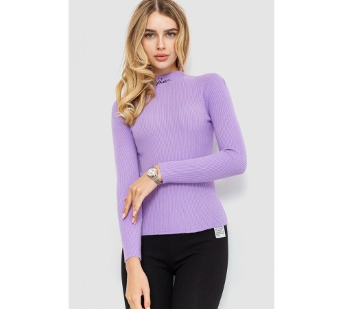 Водолазка трикотажна жіноча, колір бузковий, 204R035