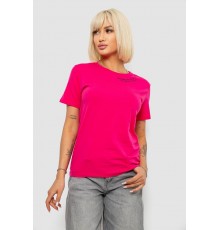 Футболка женская с принтом, цвет малиновый, 244R1035-5 Футболка женская с принтом, цвет малиновый, 244R1035-5