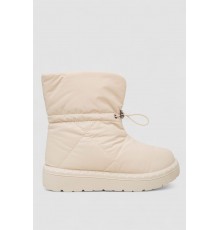 Дутики жіночі зимові на хутрі, колір бежевий, 248RFM300