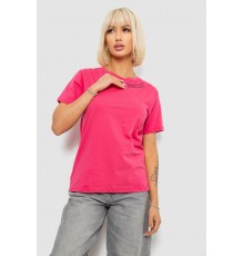 Футболка женская с принтом, цвет розовый, 244R1035-5