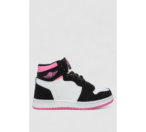 Кросівки жіночі зимові на хутрі, колір біло-рожевий, 248RHB470-9