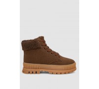 Ботинки женские зимние на меху, цвет коричневый, 248RCX1750-4