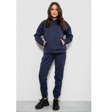 Спортивний костюм жіночий на флісі, колір синій, 257R85
