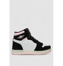 Кросівки жіночі зимові на хутрі, колір біло-рожевий, 248RHB470