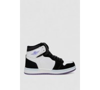 Кроссовки женские зимние на меху, цвет черно-белый, 248RHB470