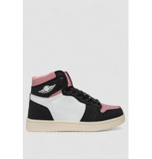 Кросівки жіночі зимові на хутрі, колір біло-пудровий, 248RHB470-21