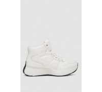 Кросівки жіночі зимові на хутрі, колір білий, 248RXM16