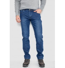 Джинси чоловічі на флісі, колір синій, 254R2408