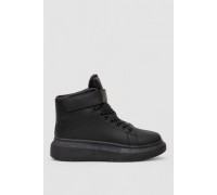 Кроссовки женские зимние на меху, цвет черный, 248RA2252