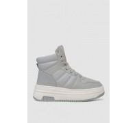 Кросівки жіночі зимові на хутрі, колір сірий, 248RAM022