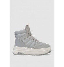 Кросівки жіночі зимові на хутрі, колір сірий, 248RAM022