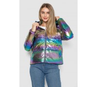 Куртка женская демисезонная плащевка, цвет сиреневый, 243R2022-4