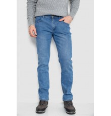 Джинси чоловічі на флісі, колір джинс, 254R2403