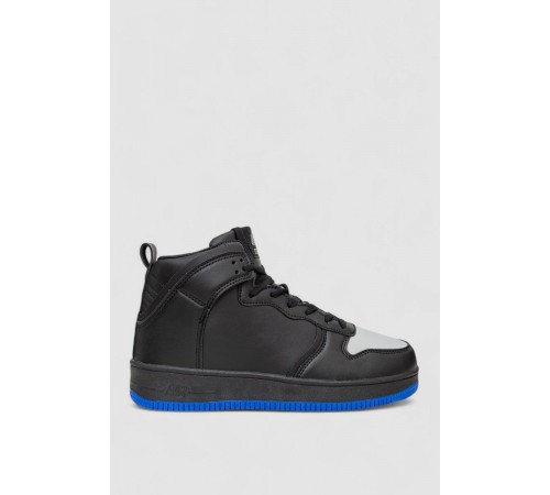 Кросівки чоловічі зимові на хутрі, колір чорно-синій, 248RCX698