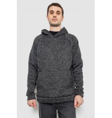 Худі чоловічий на флісі, колір сірий, 257R15