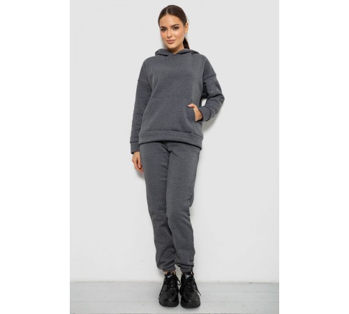 Спортивний костюм жіночий на флісі, колір сірий, 257R85