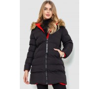 Куртка женская двусторонняя, цвет черно-красный, 129R818-555