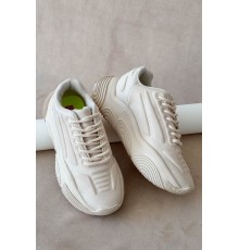 Кроссовки женские текстиль, цвет бежевый, 248RCX1260