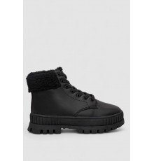 Черевики жіночі зимові на хутрі, колір чорний, 248RCX1750