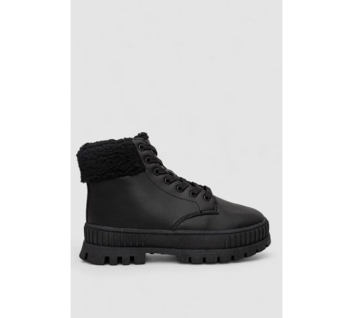 Ботинки женские зимние на меху, цвет черный, 248RCX1750