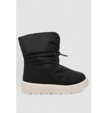 Дутики жіночі зимові на хутрі, колір чорно-бежевий, 248RFM200