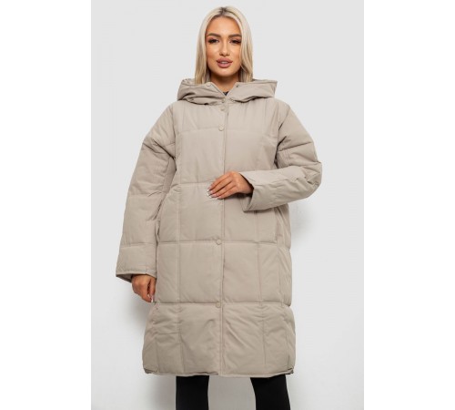 Куртка жіноча зимова, колір темно-бежевий, 244R8832