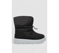 Дутики женские зимние на меху, цвет черно-серый, 248RFM300