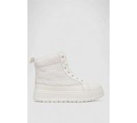 Ботинки женские зимние на меху, цвет белый, 248RMB14