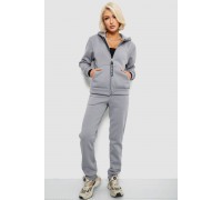 Спортивний костюм жіночий на флісі, колір сірий, 257R86