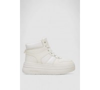 Кросівки жіночі зимові на хутрі, колір білий, 248RAM014