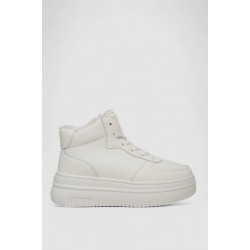 Кроссовки женские зимние на меху, цвет белый, 248RAM019